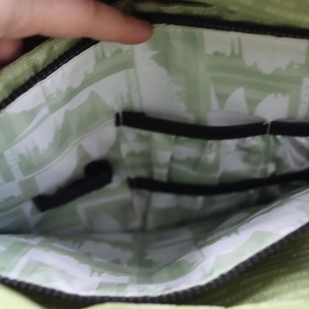 Rule #5 Athletic Messenger Bag Military Green Crossbody Travel Organizer 16x13XL